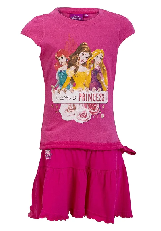 Disney Princess Girls Top and Skirt Set Age 2 to 6 Years