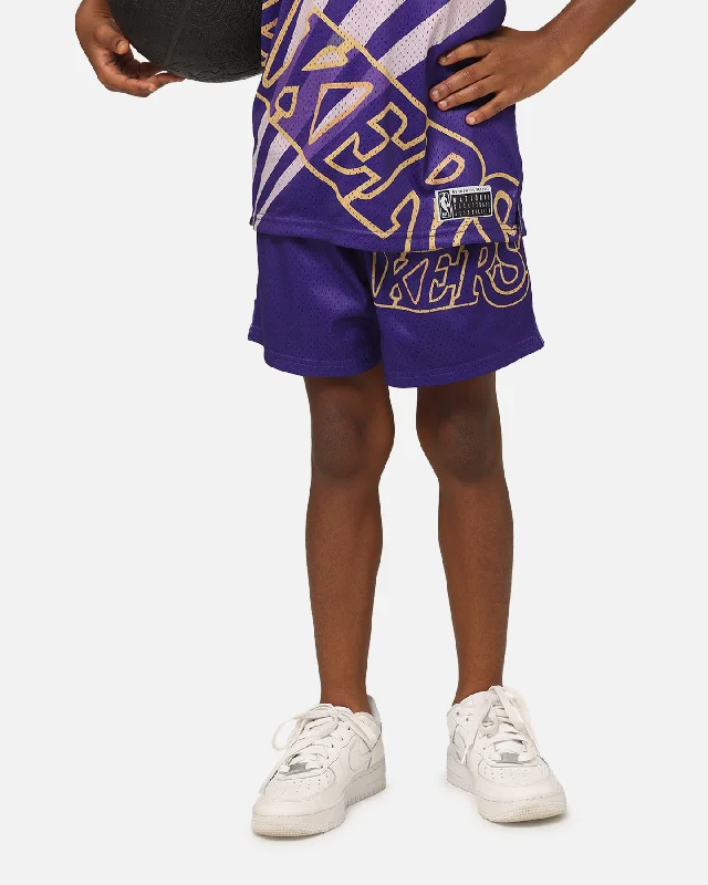 NBA Kids' Los Angeles Lakers Hedley Mesh Shorts Purple