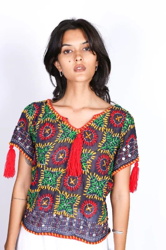 EMBROIDERED TOP JUNIE Winter unclassified skirts