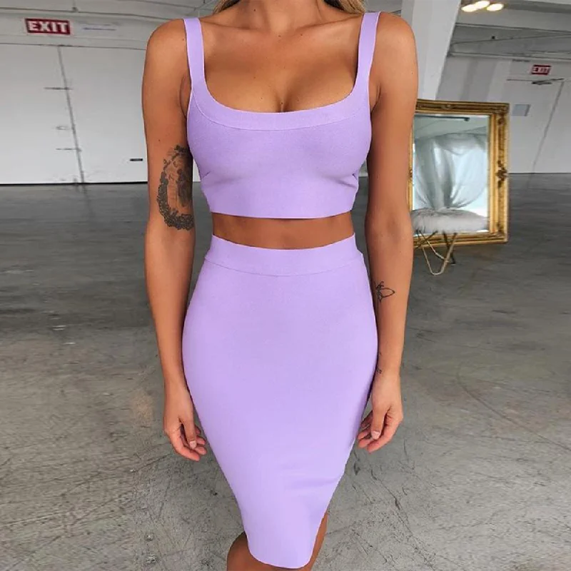 Bandage Dress 2 Piece Set Affordable unclassified dresses