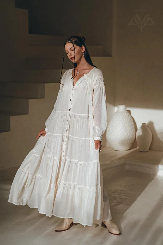 Boho Dress for Women • Off White Bohemian Prom Dress • Light Summer Dress Stylish unclassified dresses Boho Dress for Women • Off White Bohemian Prom Dress • Light Summer Dress Stylish unclassified dresses