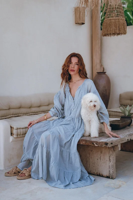 Boho Dress for Women • Sky Blue Bohemian Prom Dress • Light Summer Dress Bodycon unclassified dresses Boho Dress for Women • Sky Blue Bohemian Prom Dress • Light Summer Dress Bodycon unclassified dresses