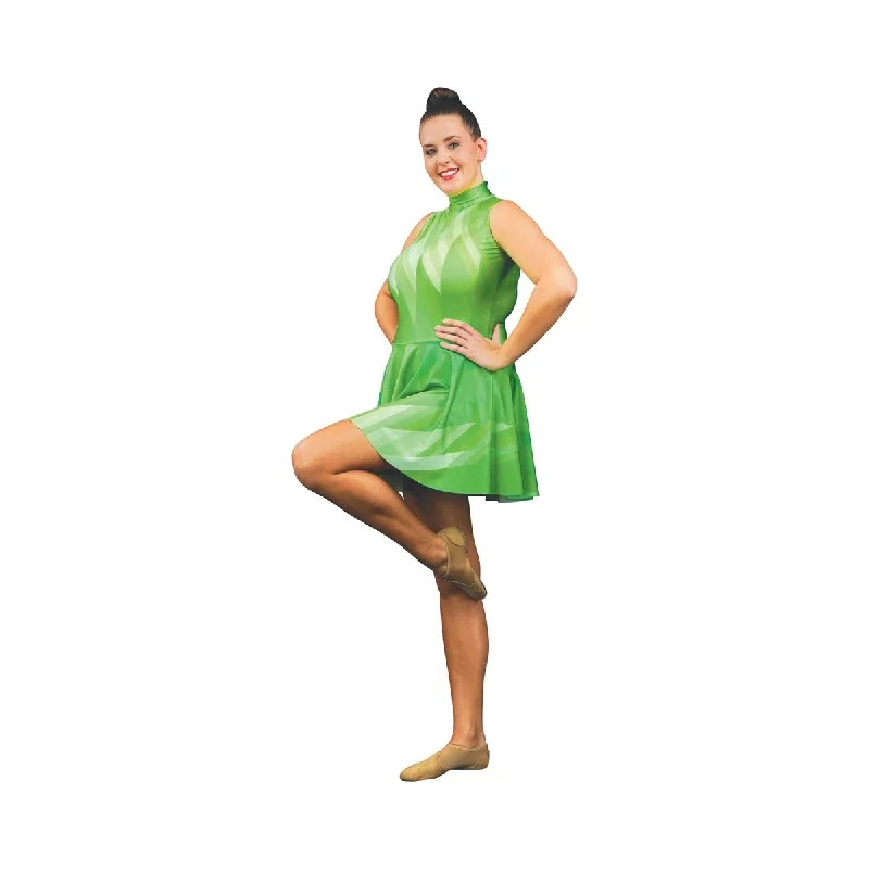Green Abstract Dress Graduation unclassified dresses
