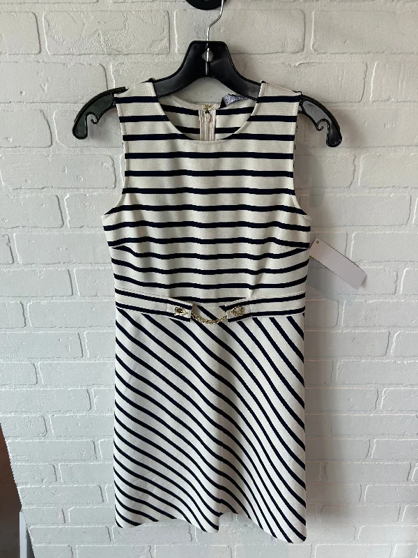 Dress Work By Lauren By Ralph Lauren In Blue & Cream, Size: Xs Floral unclassified dresses