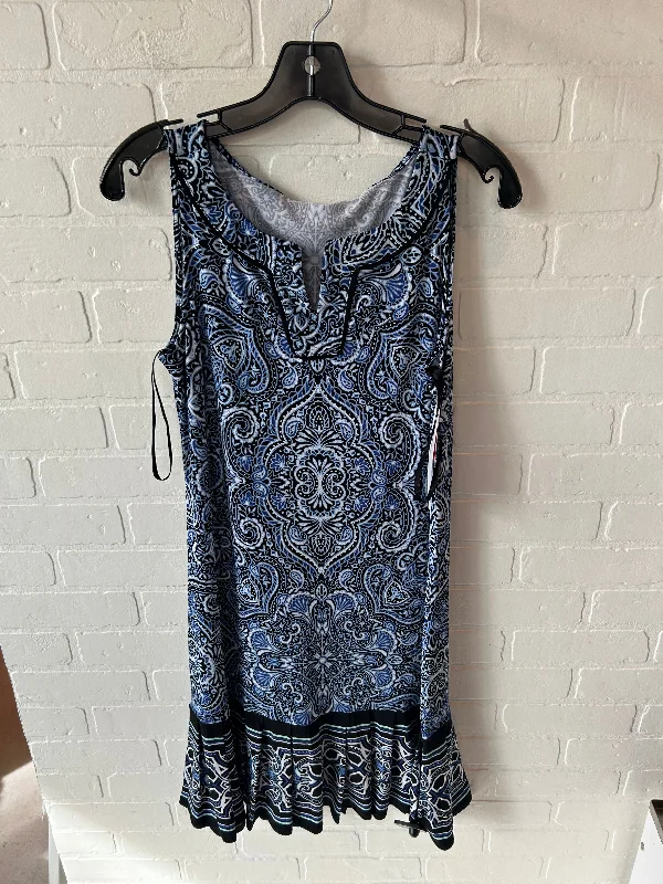 Dress Work By White House Black Market In Black & Blue, Size: S Sequin unclassified dresses