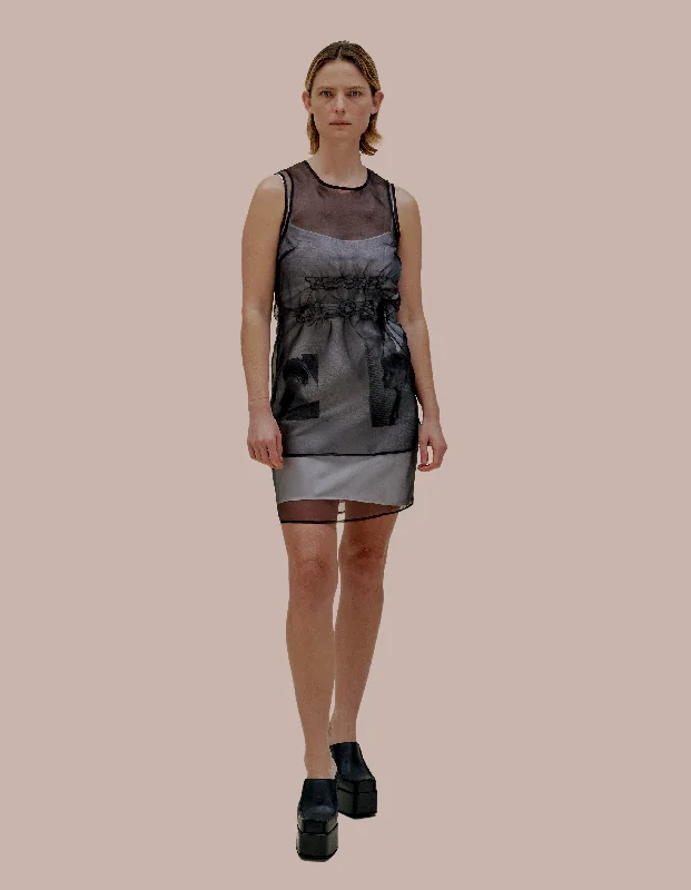 FRAGMENT SHIFT DRESS Casual unclassified dresses