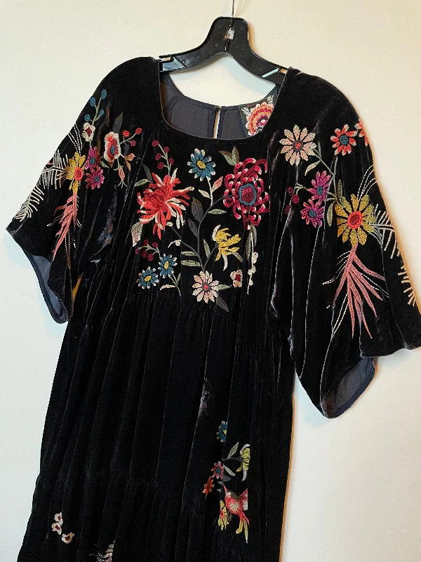 Dress Casual Maxi By Johnny Was In Blue, Size: Xxl Soft Maxi Dress